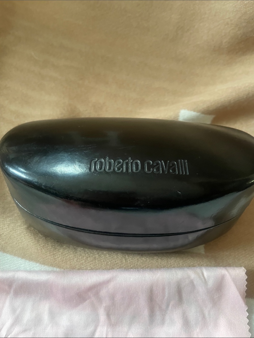 Roberto Cavalli Black and White Oversized Gradient Lens Sunglasses - Picture 3 of 4
